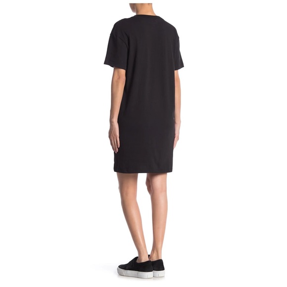Madewell True Black Tina T-Shirt Dress, XS - Picture 2 of 8